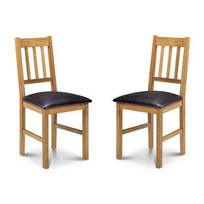 Set Of 2 Coxmoor Chairs - Oak