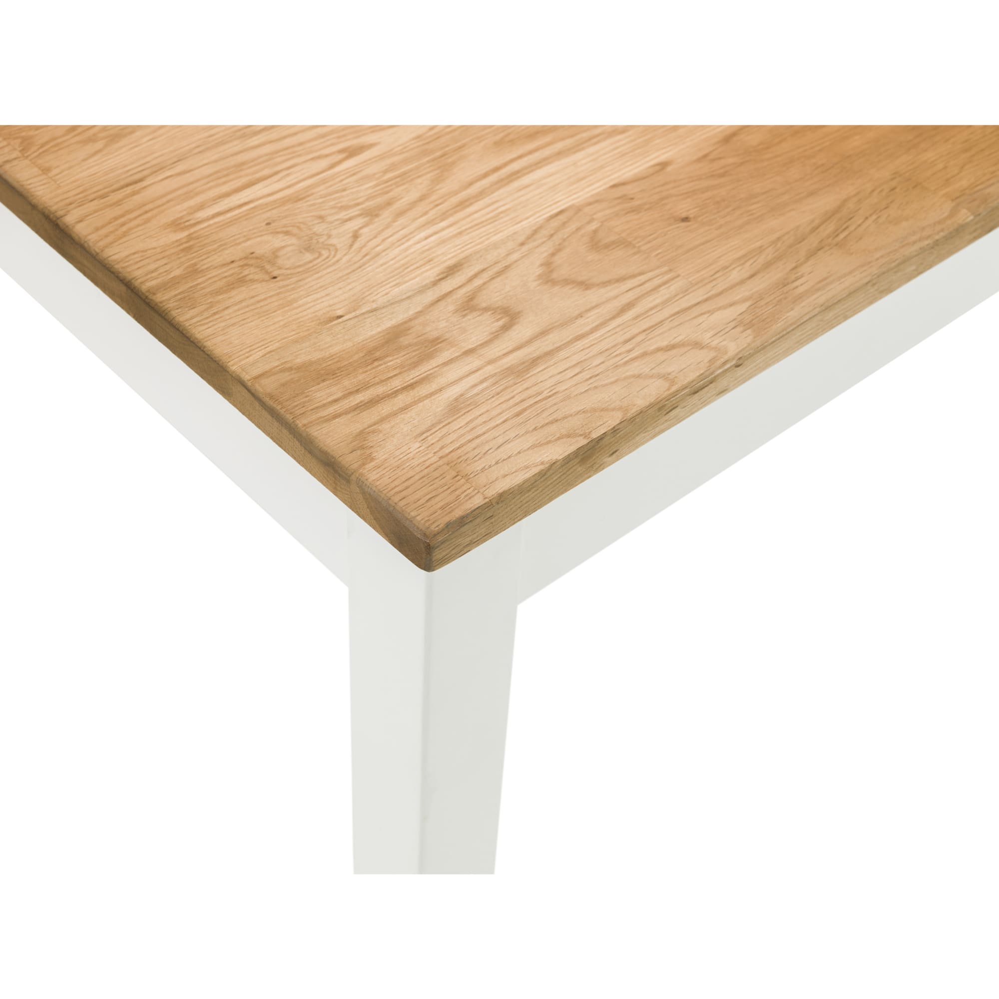 Coxmoor Rectangular Dining Table - Ivory & Oak
