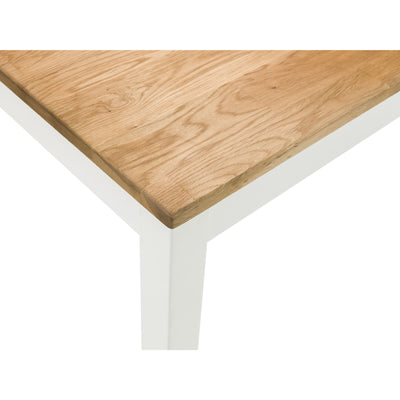 Coxmoor Rectangular Dining Table - Ivory & Oak