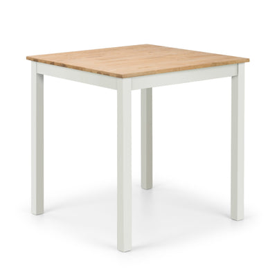 Coxmoor 75cm Square Dining Table - Ivory & Oak