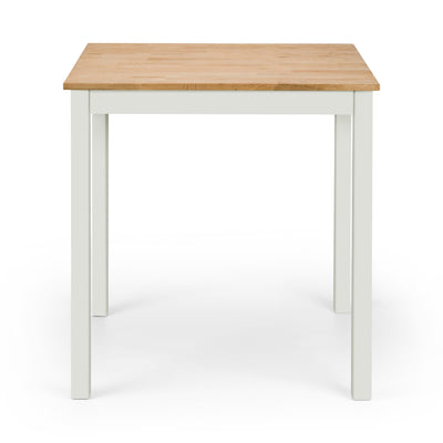 Coxmoor 75cm Square Dining Table - Ivory & Oak