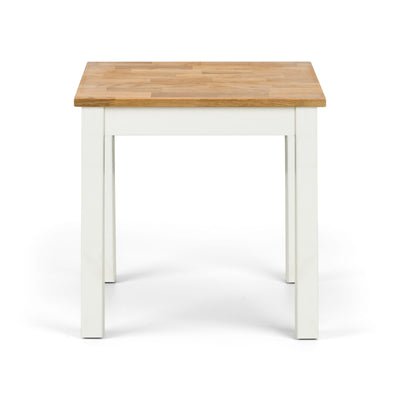 Coxmoor Lamp Table - Ivory & Oak