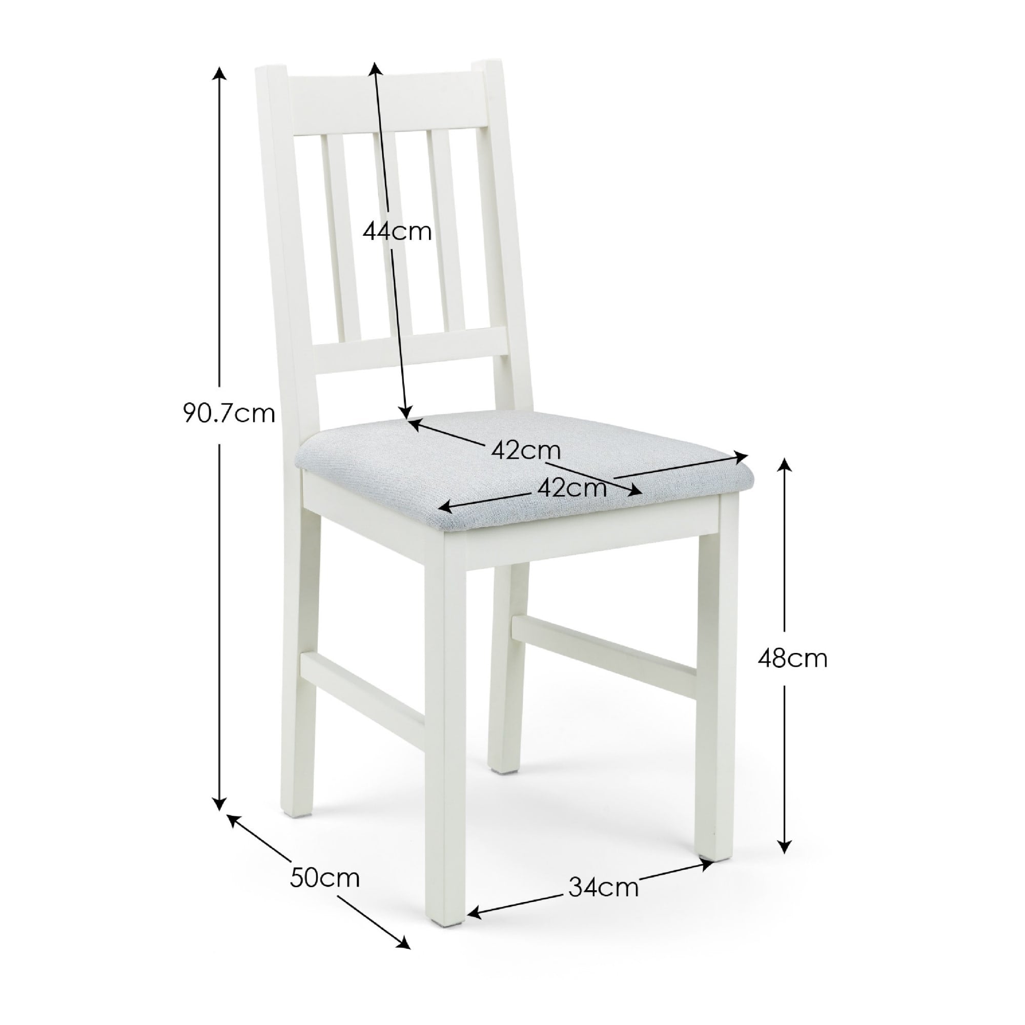 Set Of 2 Coxmoor Dining Chairs - Ivory