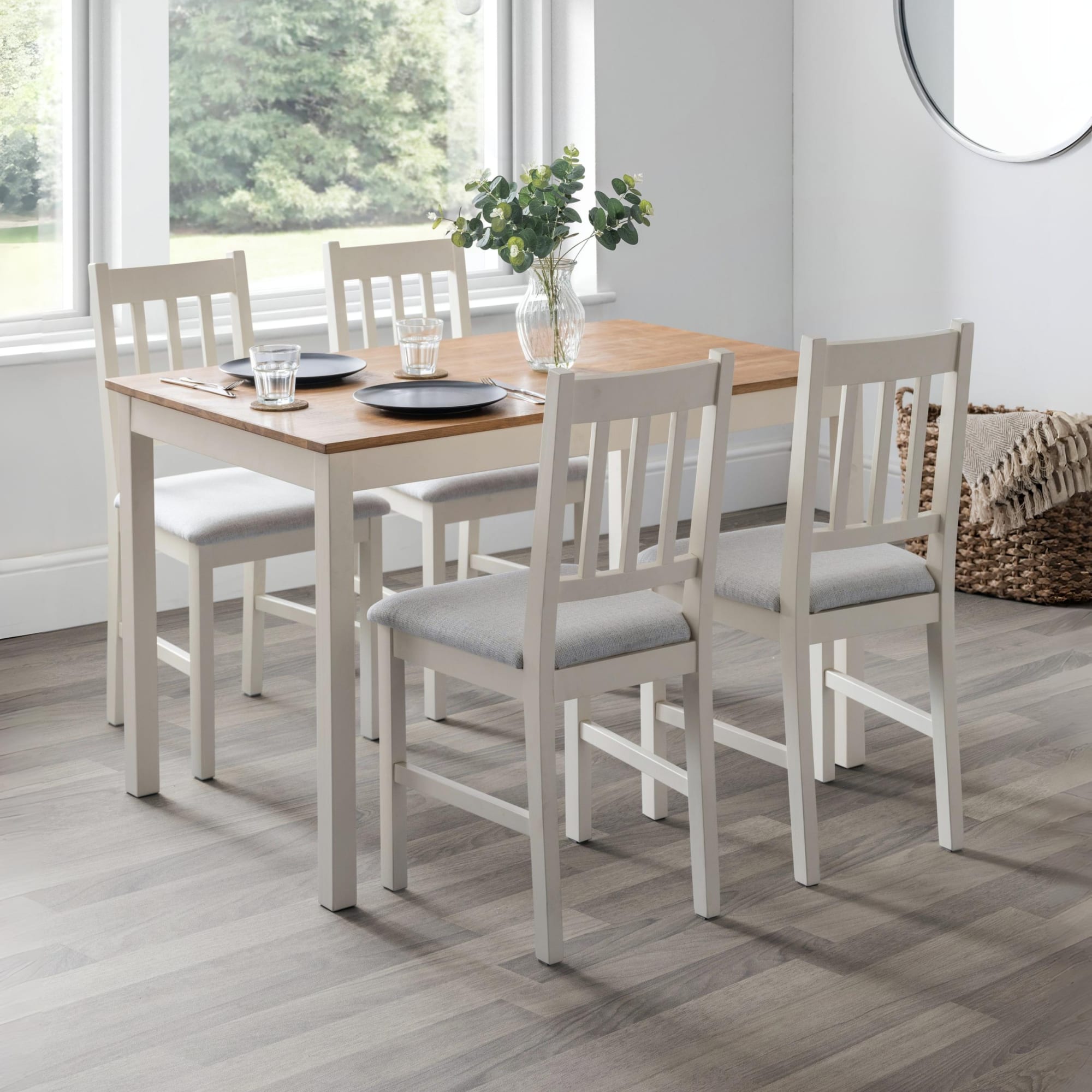 Set Of 2 Coxmoor Dining Chairs - Ivory