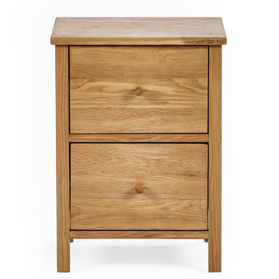 Coxmoor 2 Drawer Bedside - Oak