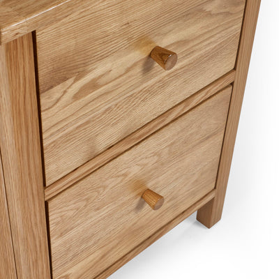 Coxmoor 2 Drawer Bedside - Oak