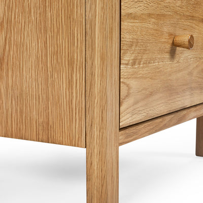 Coxmoor 2 Drawer Bedside - Oak
