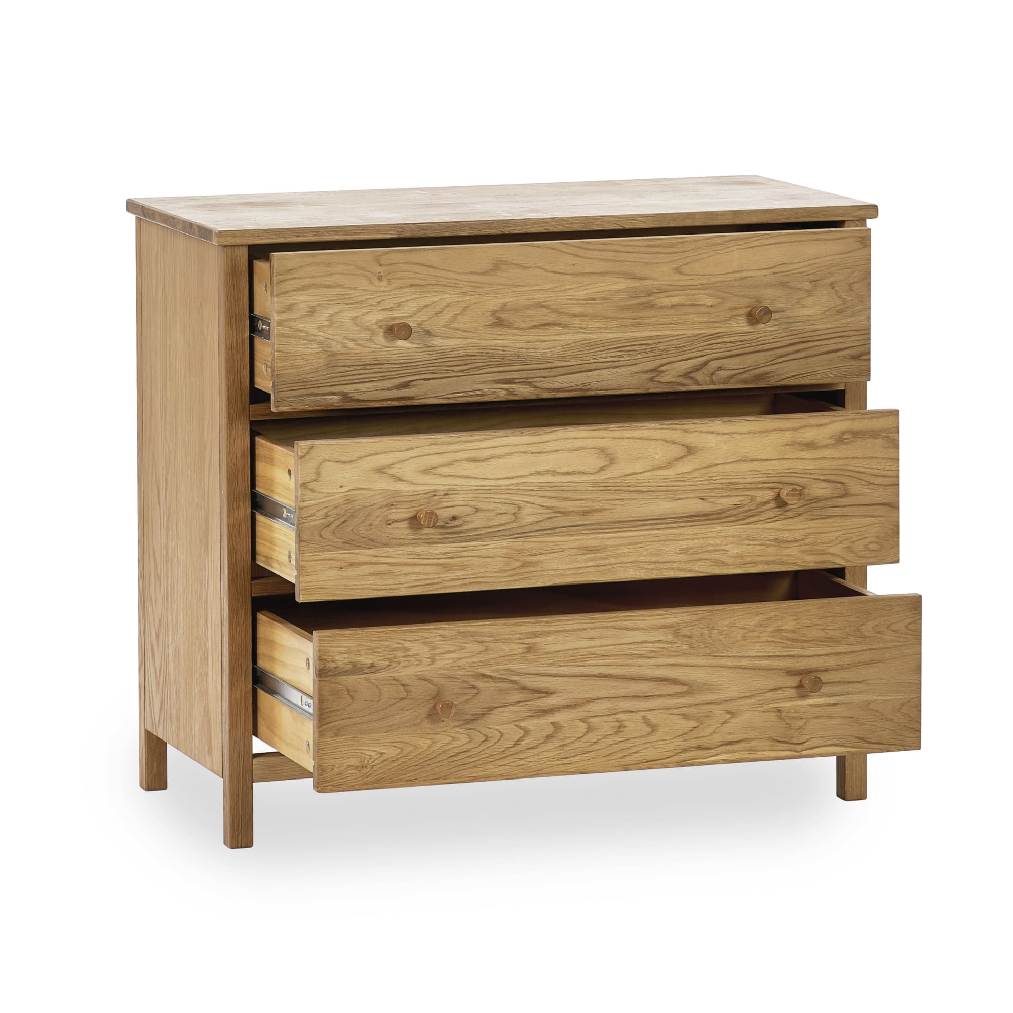 Coxmoor 3 Drawer Chest - Oak