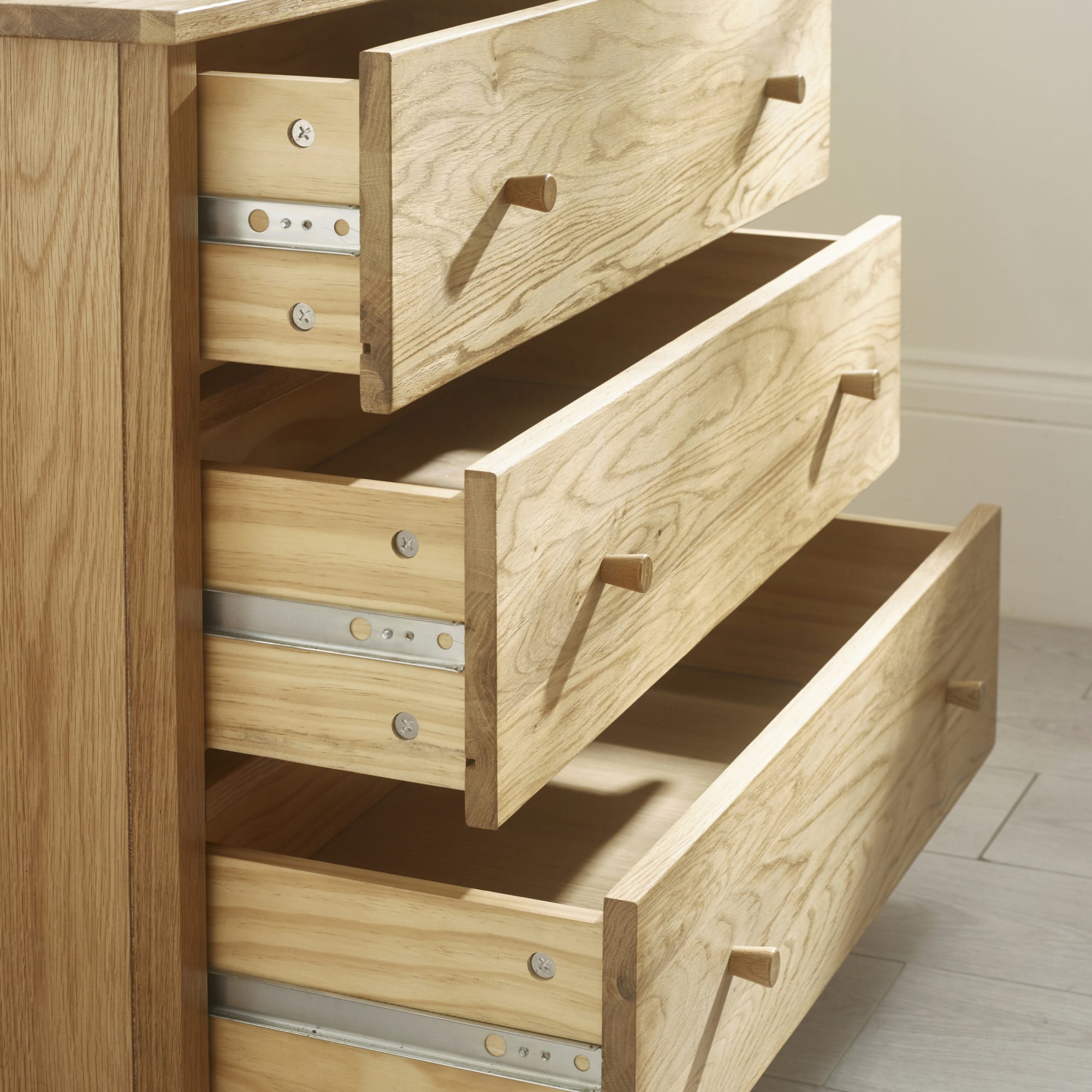 Coxmoor 3 Drawer Chest - Oak