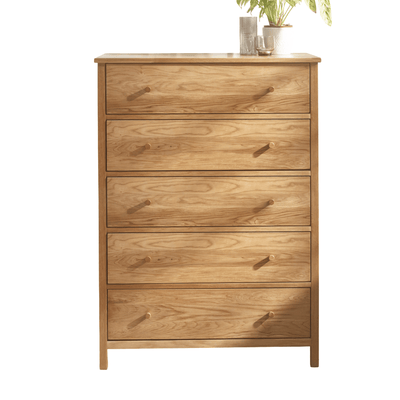 Coxmoor 5 Drawer Wide Chest - Oak