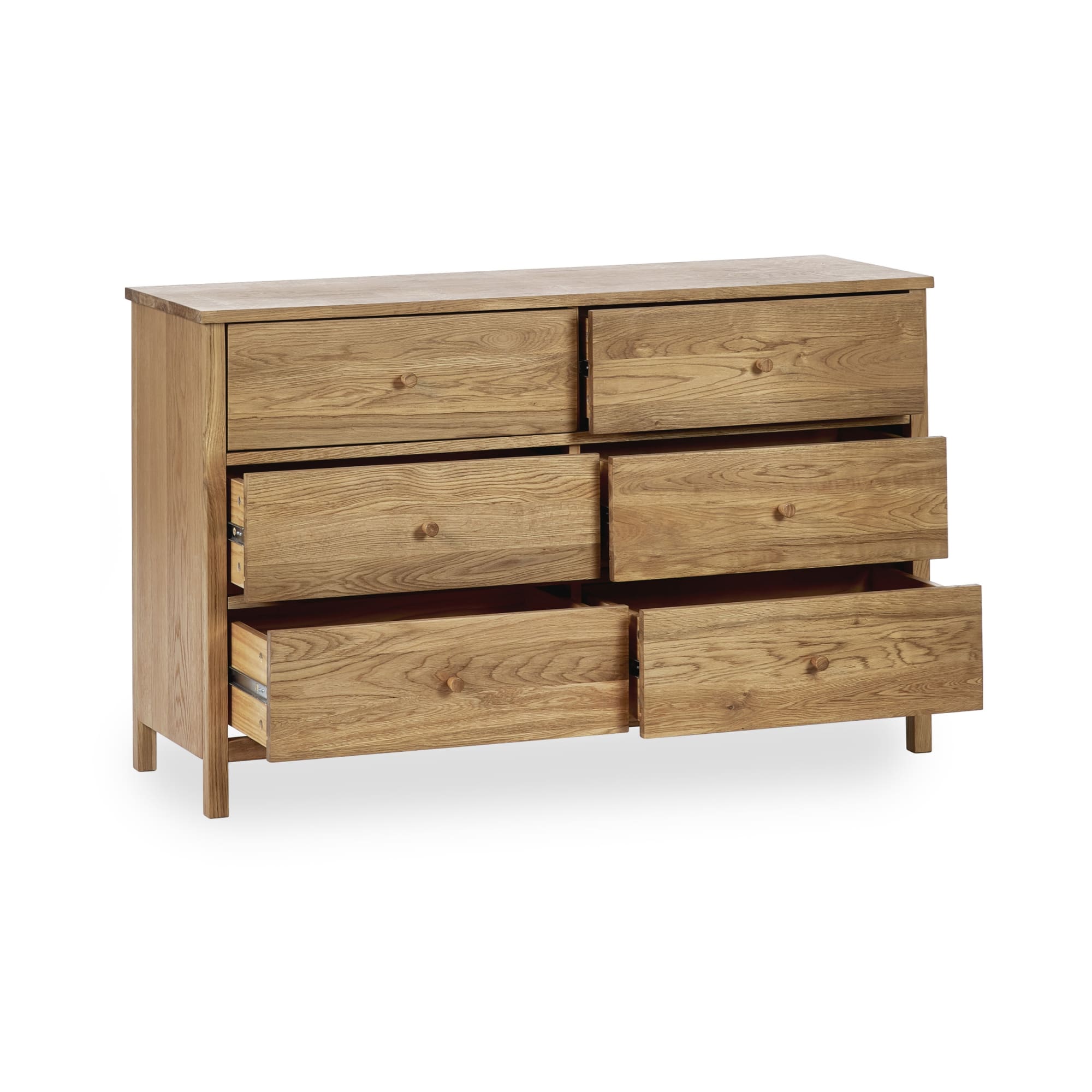 Coxmoor 6 Drawer Chest - Oak