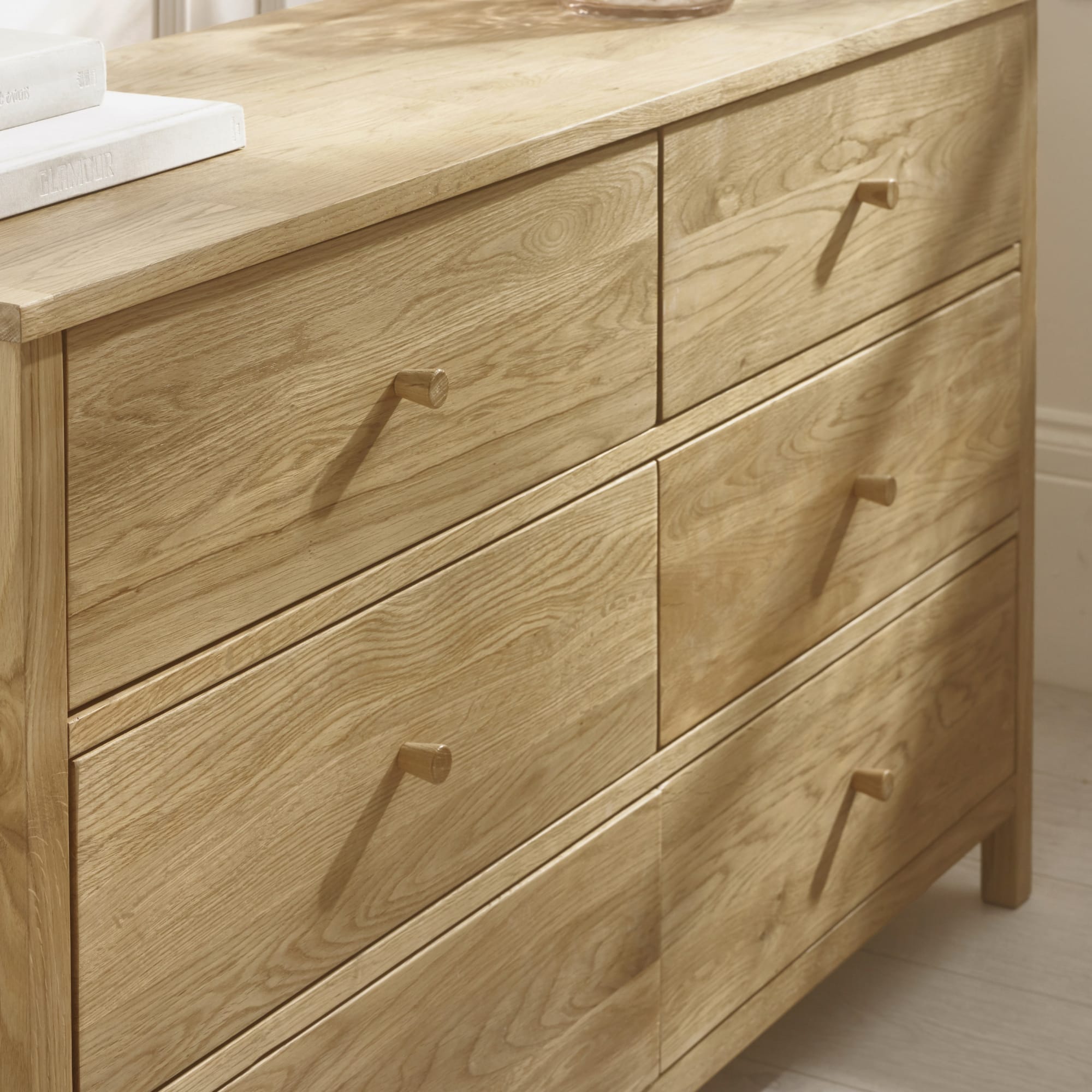 Coxmoor 6 Drawer Chest - Oak