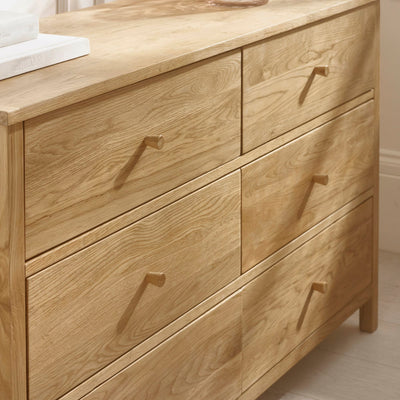 Coxmoor 6 Drawer Chest - Oak