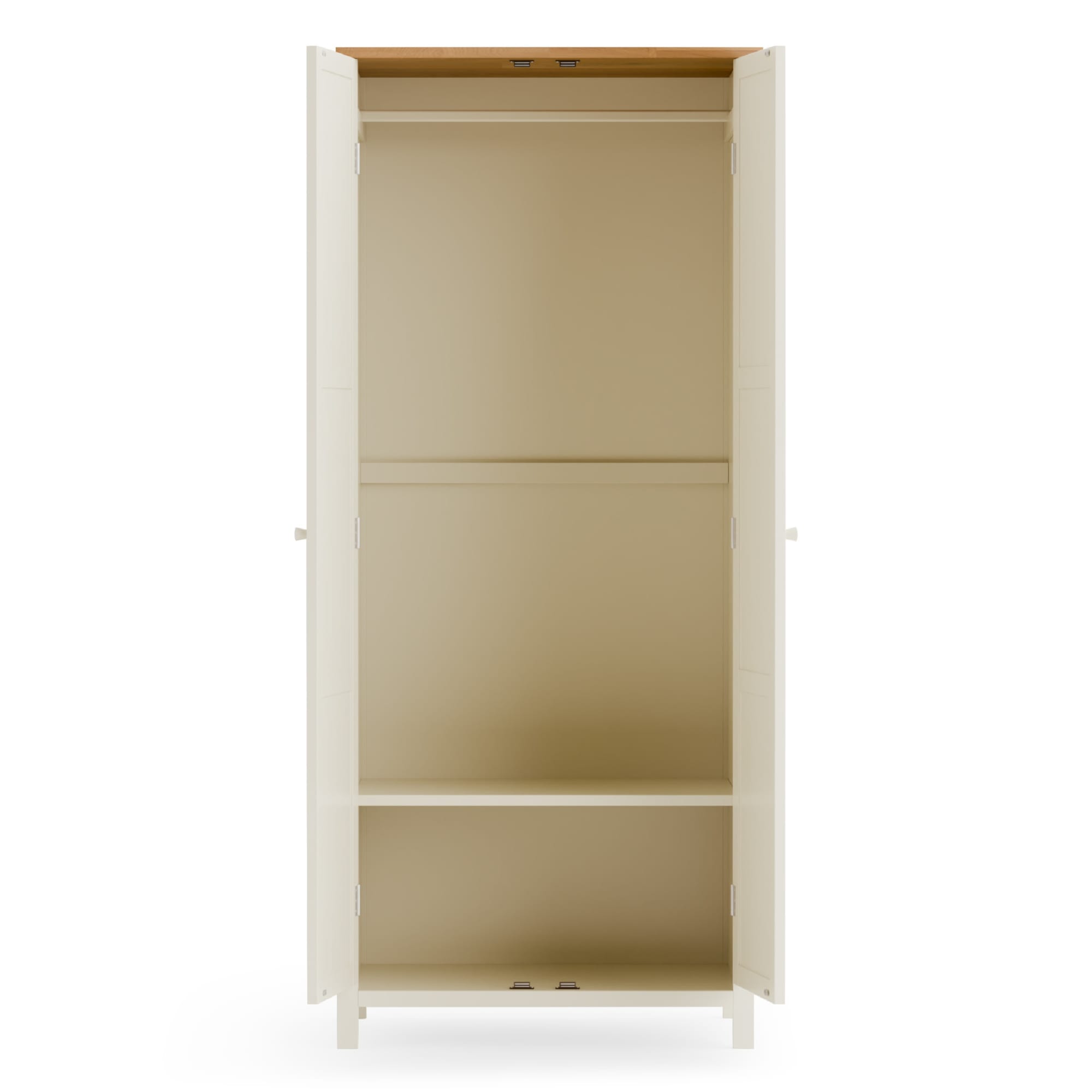 Coxmoor Wardrobe - Ivory and Oak