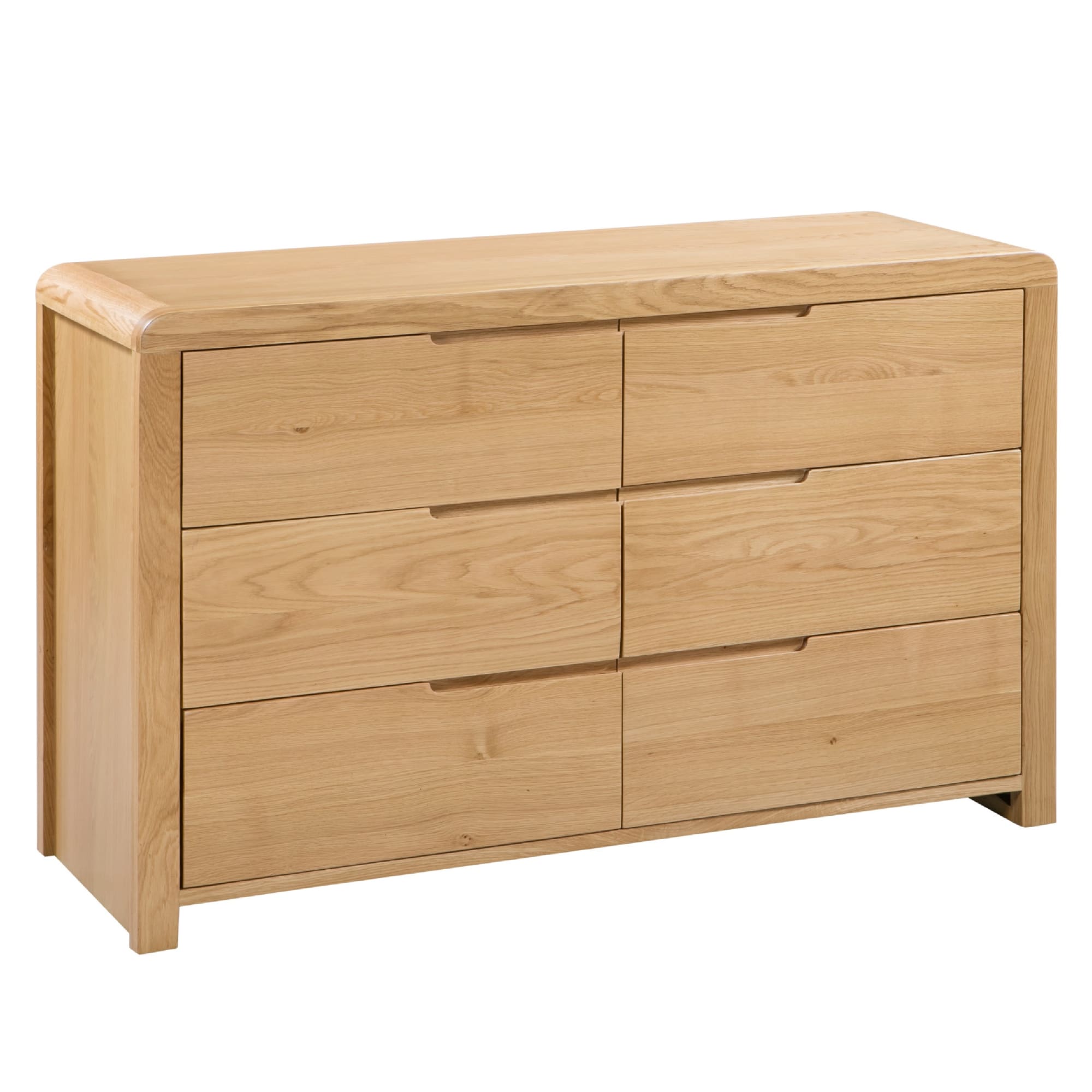 Curve 6 Drawer Wide Chest