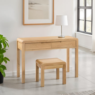 Curve 2 Drawer Dressing Table & Stool