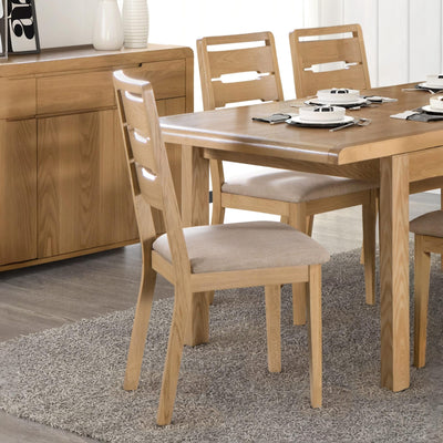 Set Of 2 Curve Dining Chairs