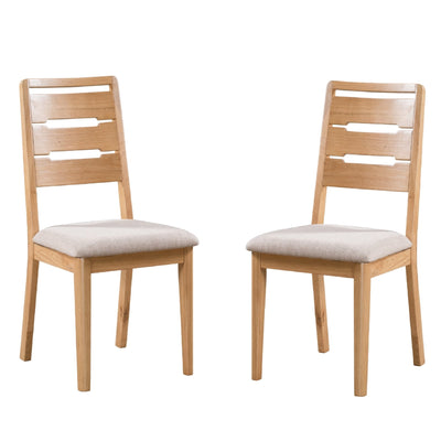 Set Of 2 Curve Dining Chairs