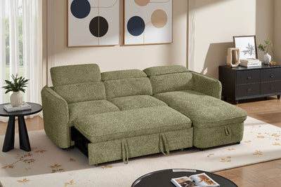 Capri Sofabed Green Universal Corner