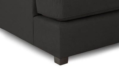 Carnaby Classic Sofa Black U Shape Corner