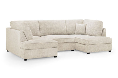 Carnaby Sofa Boucle Beige U Shape Corner