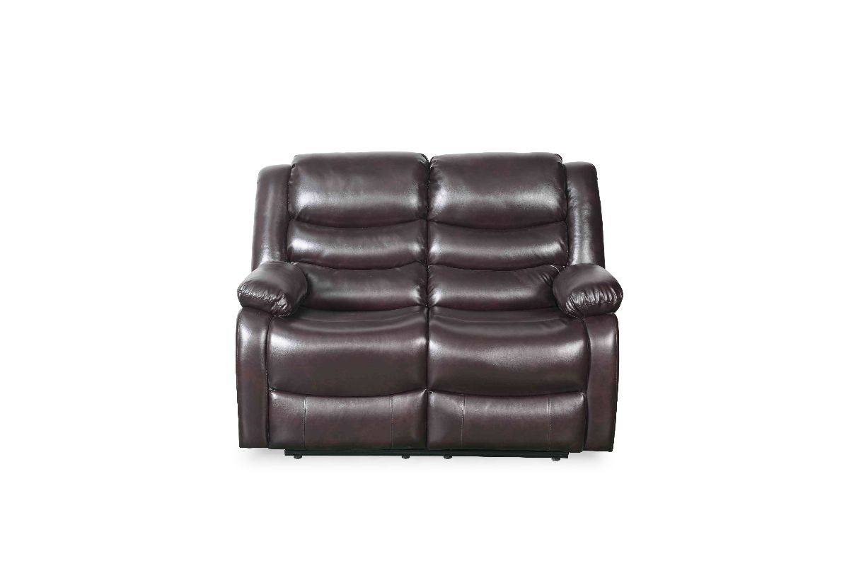 Conrad Manual Recliner Sofa Brown 2 Seater