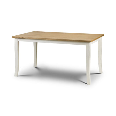 Davenport Oak/White Dining Table