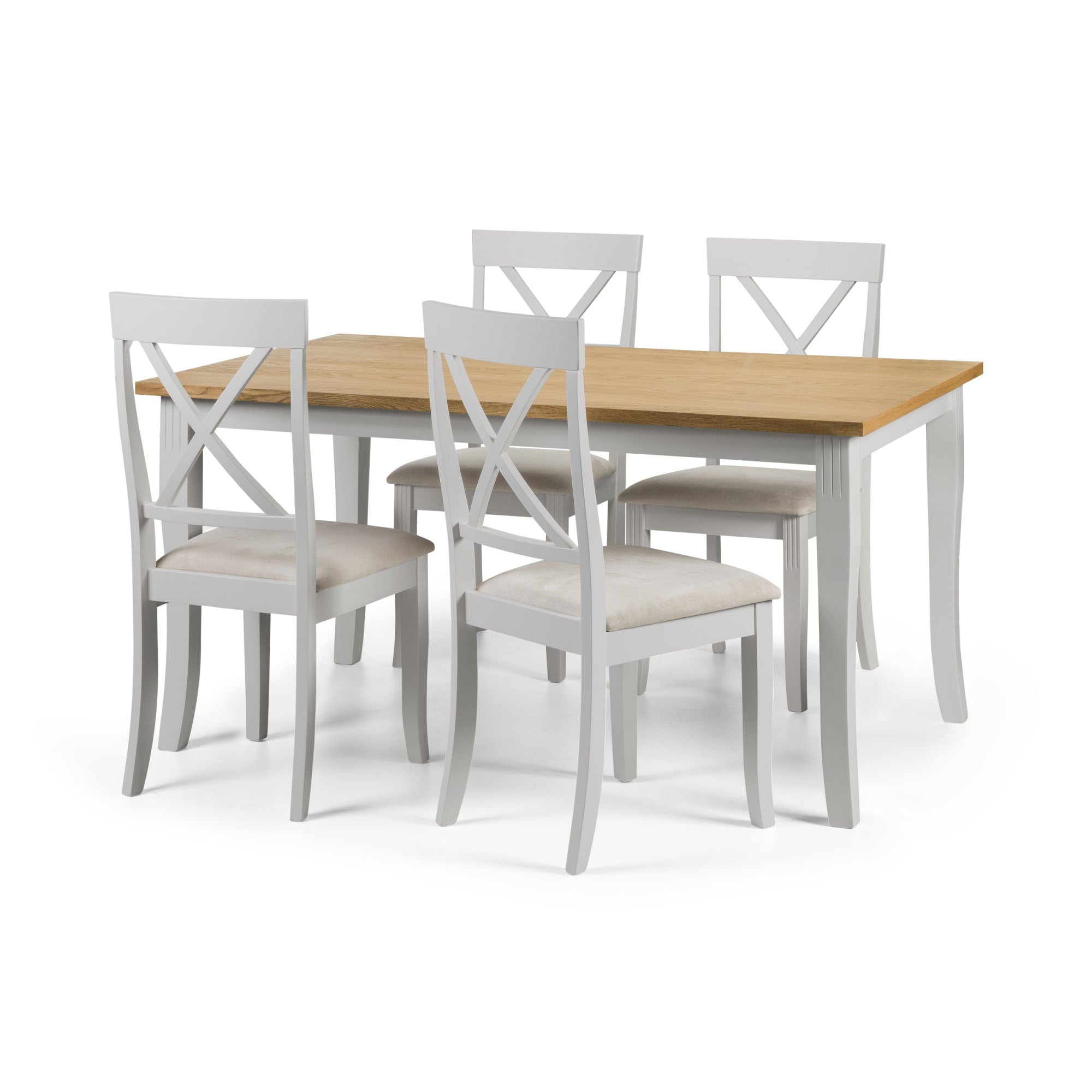 Davenport Oak/Elephant Grey Dining Table
