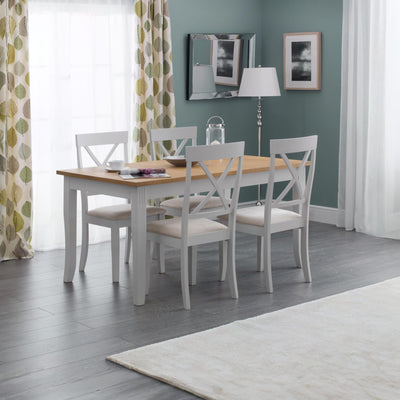 Davenport Oak/Elephant Grey Dining Table