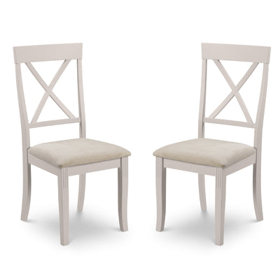 Set Of 2 Davenport Elephant Grey Dining Chairs