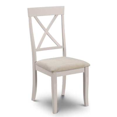 Set Of 2 Davenport Elephant Grey Dining Chairs