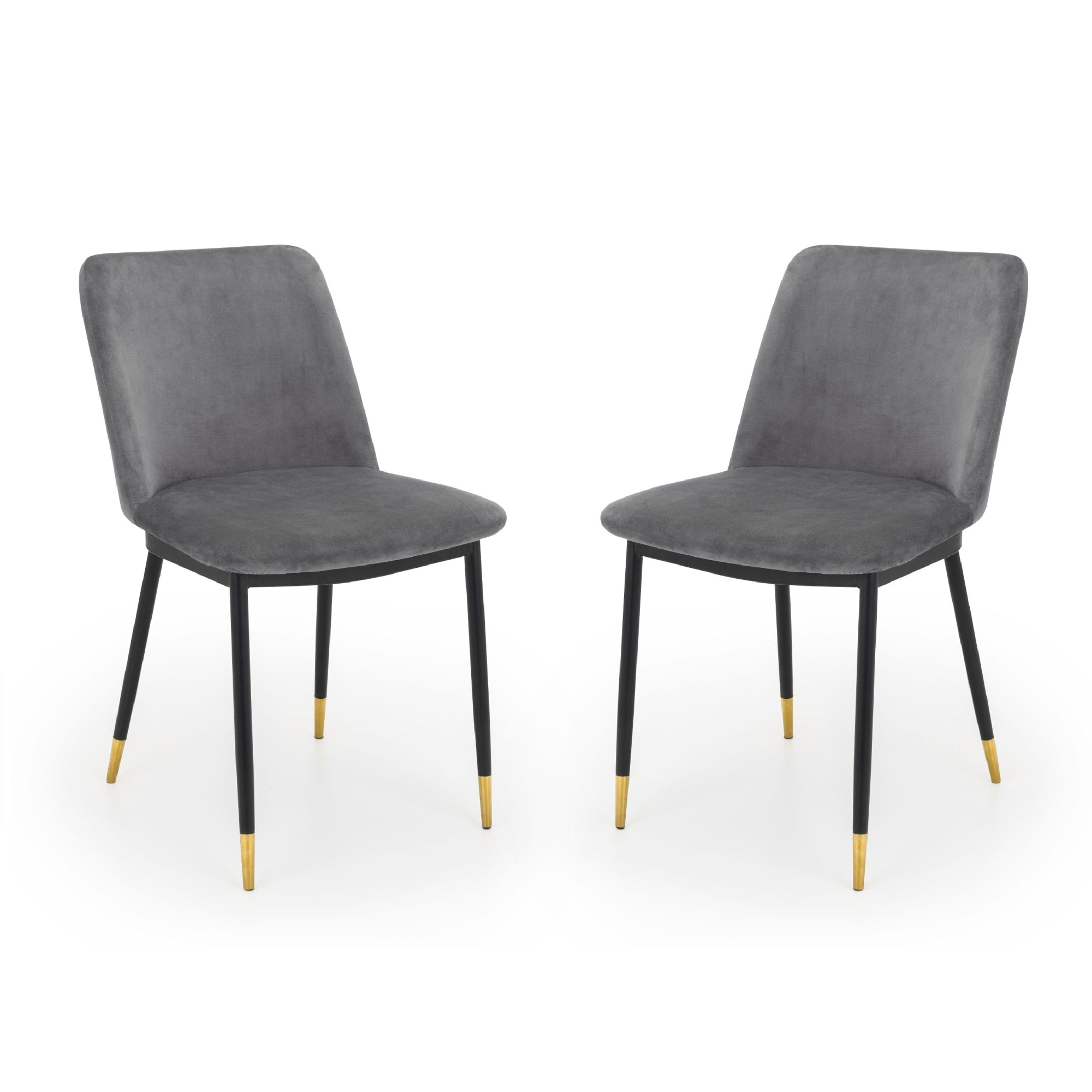 Set Of 2 Delaunay Dining Chairs - Grey