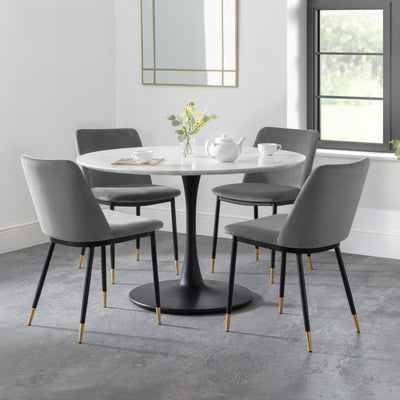 Set Of 2 Delaunay Dining Chairs - Grey