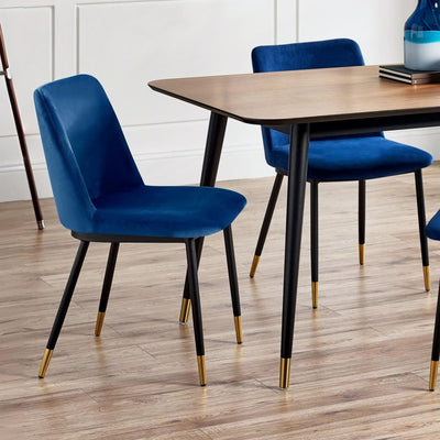 Set Of 2 Delaunay Dining Chairs - Blue