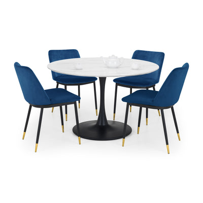 Set Of 2 Delaunay Dining Chairs - Blue