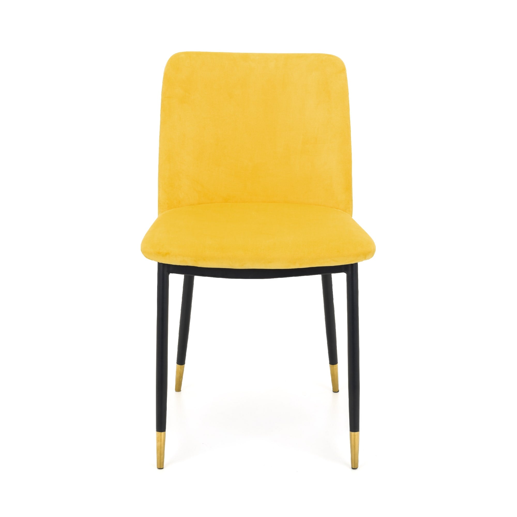 Set Of 2 Delaunay Dining Chairs - Mustard