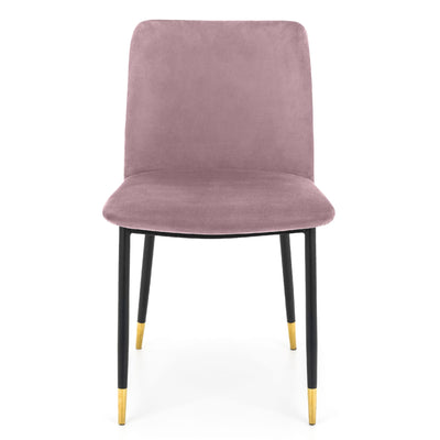 Set Of 2 Delaunay Dining Chairs - Dusky Pink