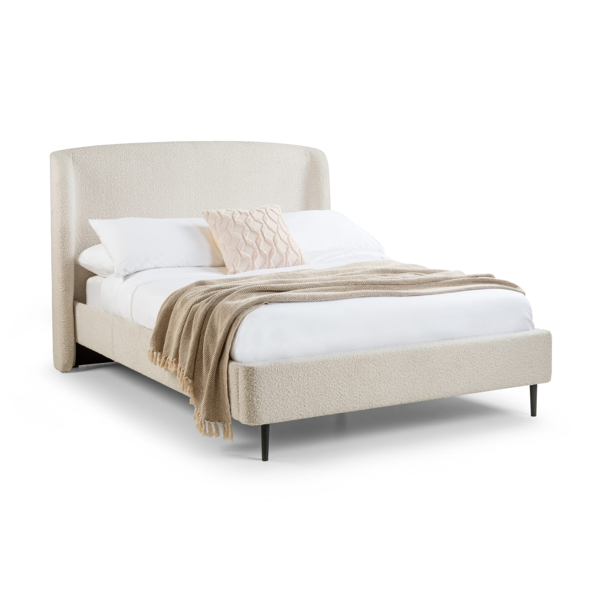 Eden 150cm King Bed - Ivory