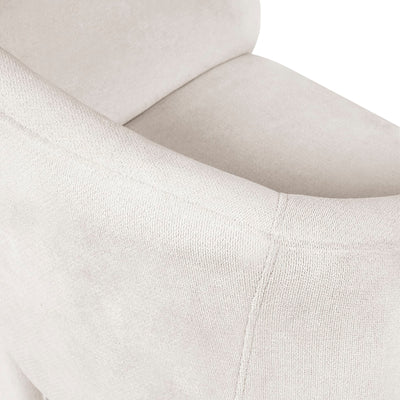 Elara Cream Chenille Upholstered  Chair