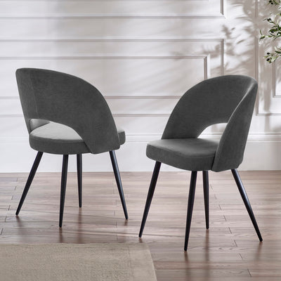 Set Of 2 Ella Dining Chairs - Onyx