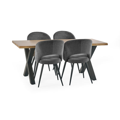 Set Of 2 Ella Dining Chairs - Onyx