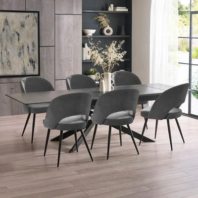 Set Of 2 Ella Dining Chairs - Onyx