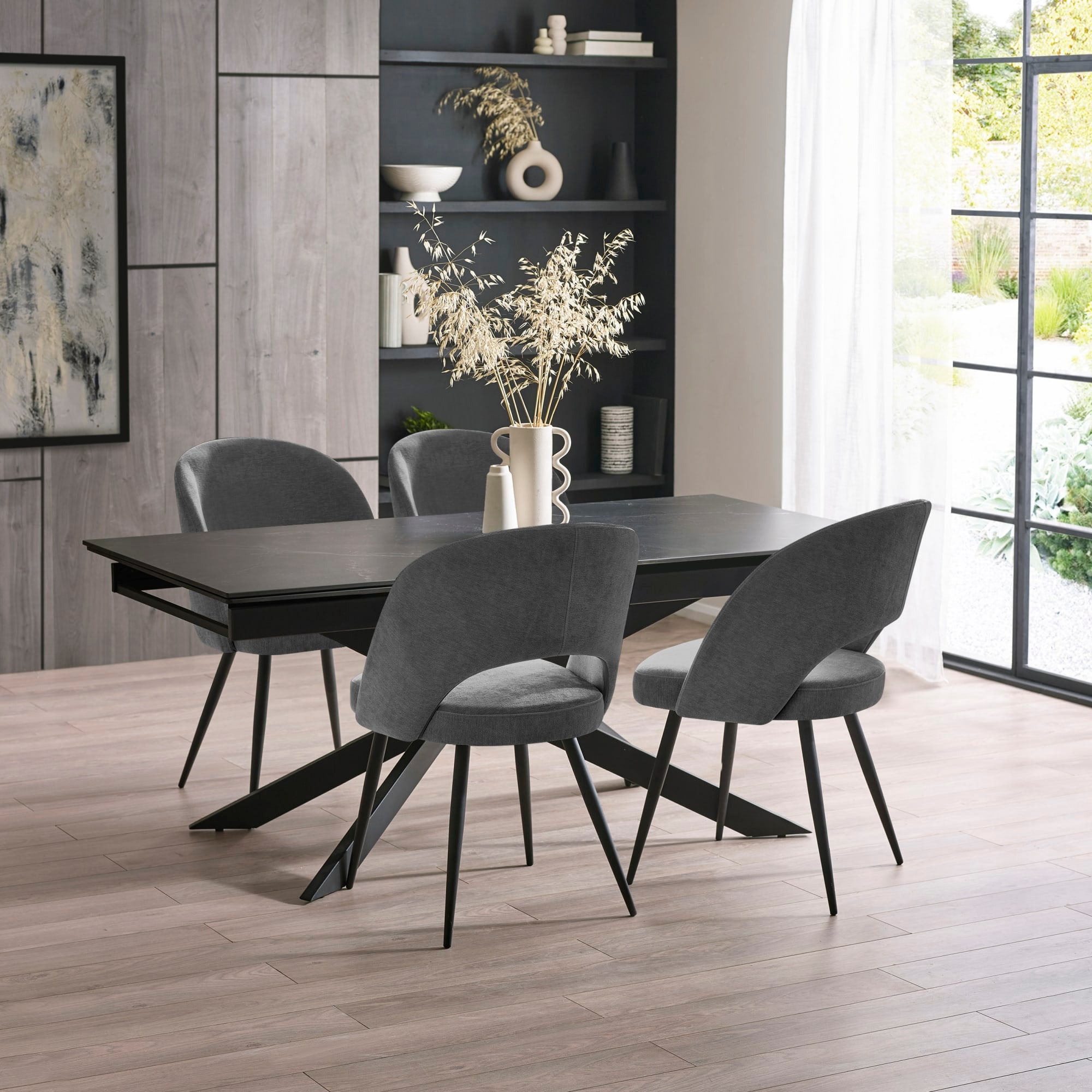 Set Of 2 Ella Dining Chairs - Onyx