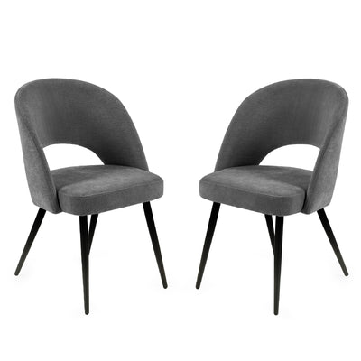 Set Of 2 Ella Dining Chairs - Onyx