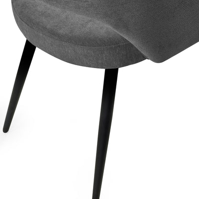 Set Of 2 Ella Dining Chairs - Onyx