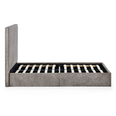 Eloise 90cm Single Bed - Grey