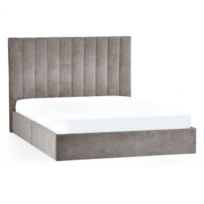 Eloise 150cm King Size Bed - Grey