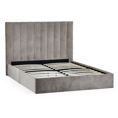 Eloise 150cm King Size Bed - Grey