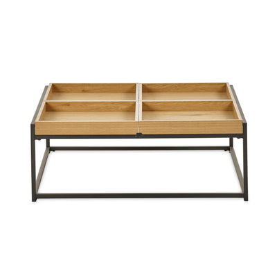 Ezra 83cm Square Tray Coffee Table