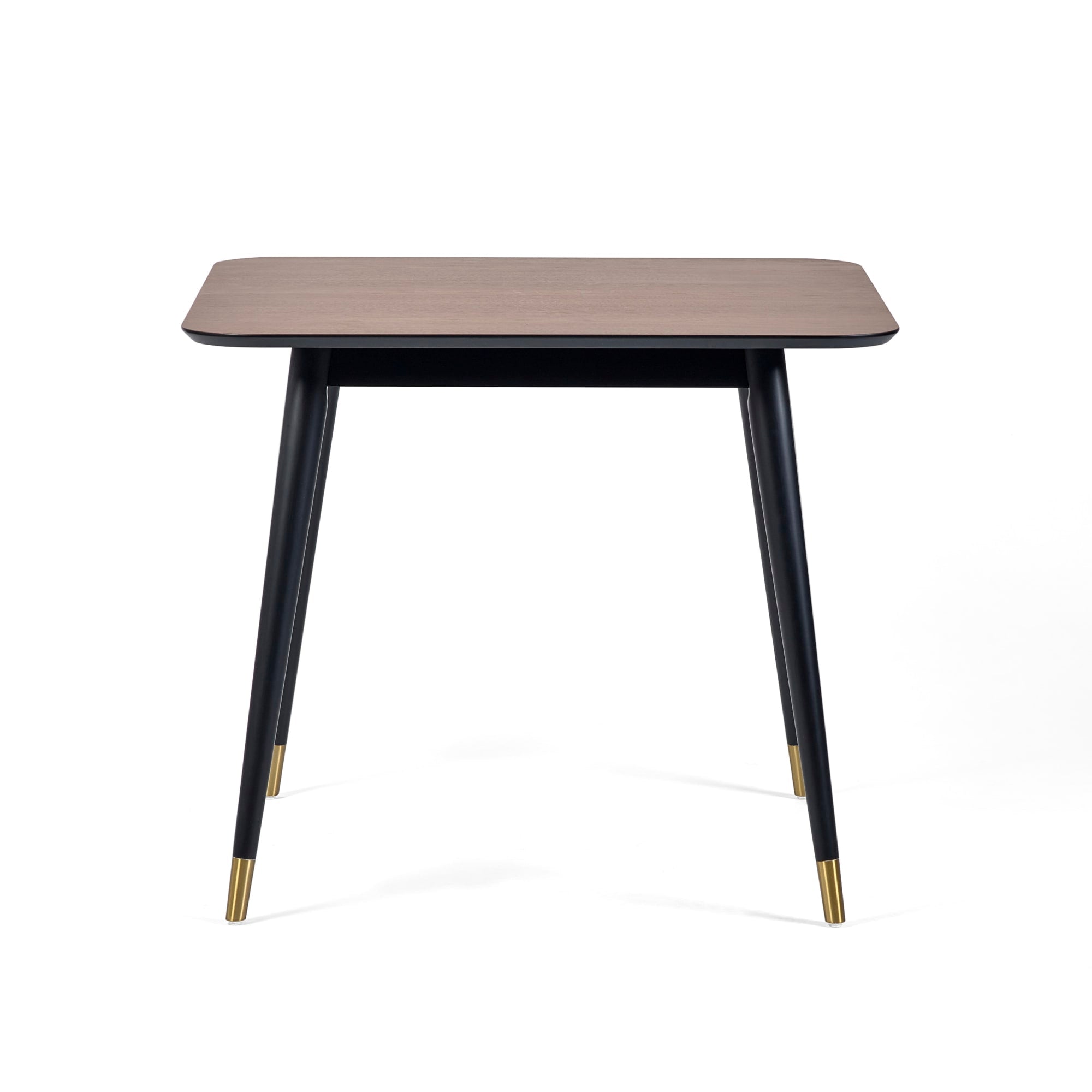 Findlay Square Dining Table - Walnut & Black
